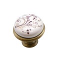 ручка-кнопка KF01-04 BA  /керамика бронза/ 